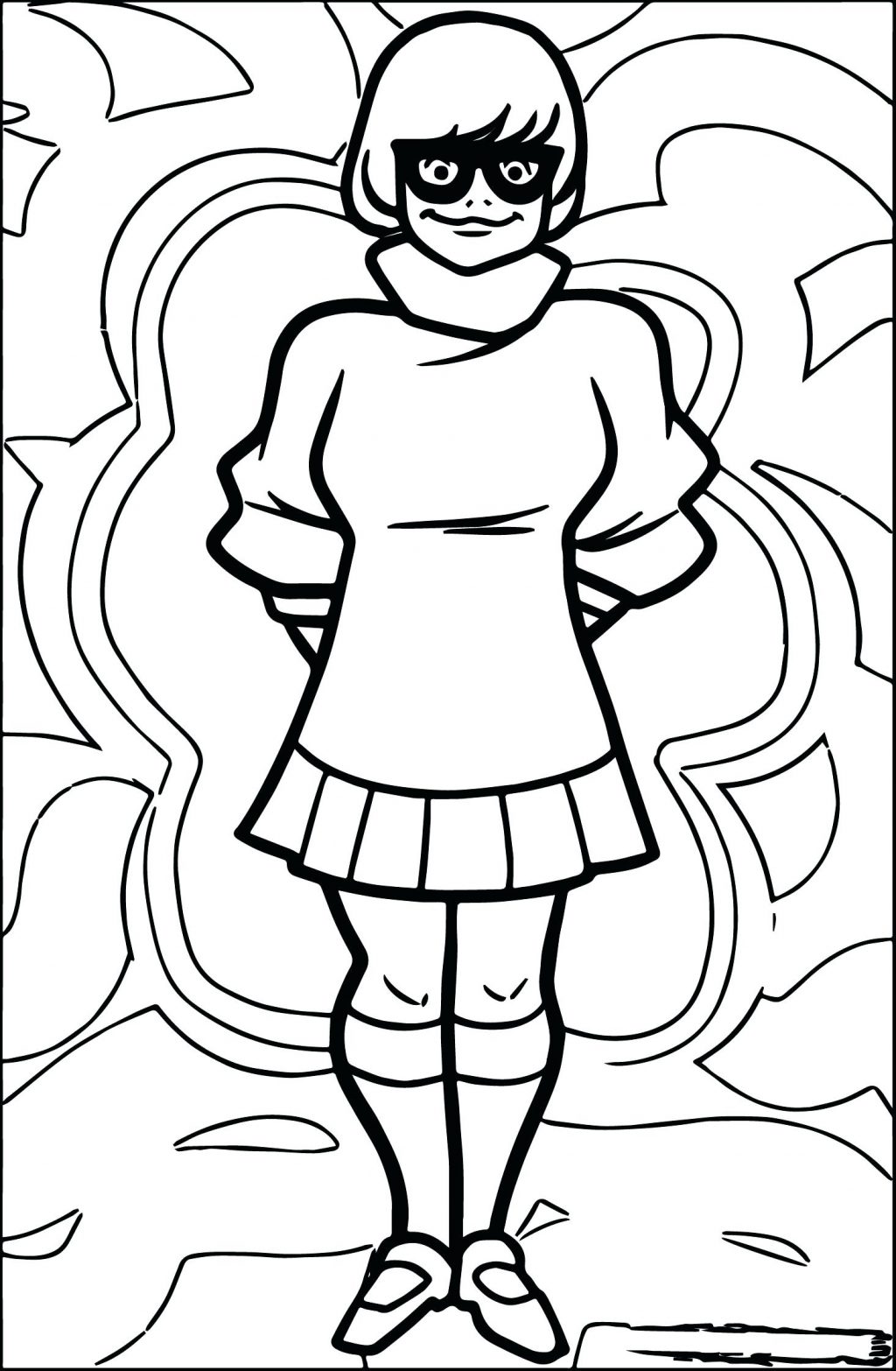 1024x1566 Coloring Pages ~ Scooby Doo Coloring Page Draw From Halloween