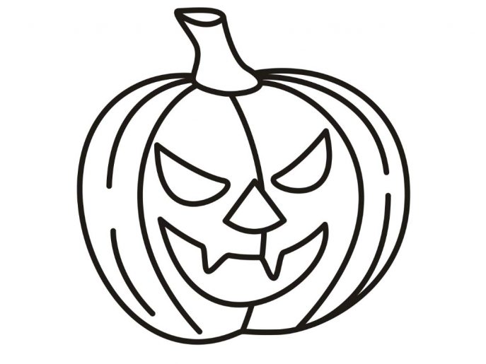 687x515 Coloring Pages Pumpkin Coloring Pages For Kids 5 Pumpkin