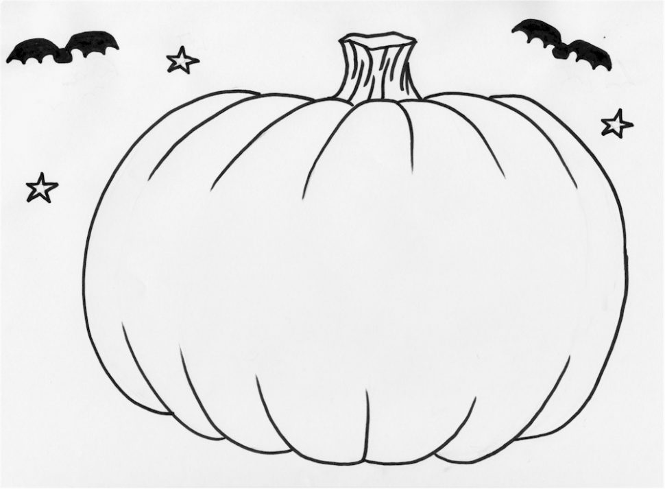 970x713 Coloring Pages Pumpkin Coloring Pages For Kids Excellent