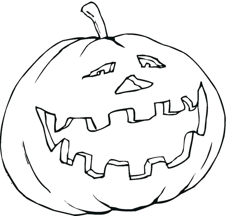 736x701 Coloring Pages Pumpkins Print Print Smiling Pumpkin Coloring Pages