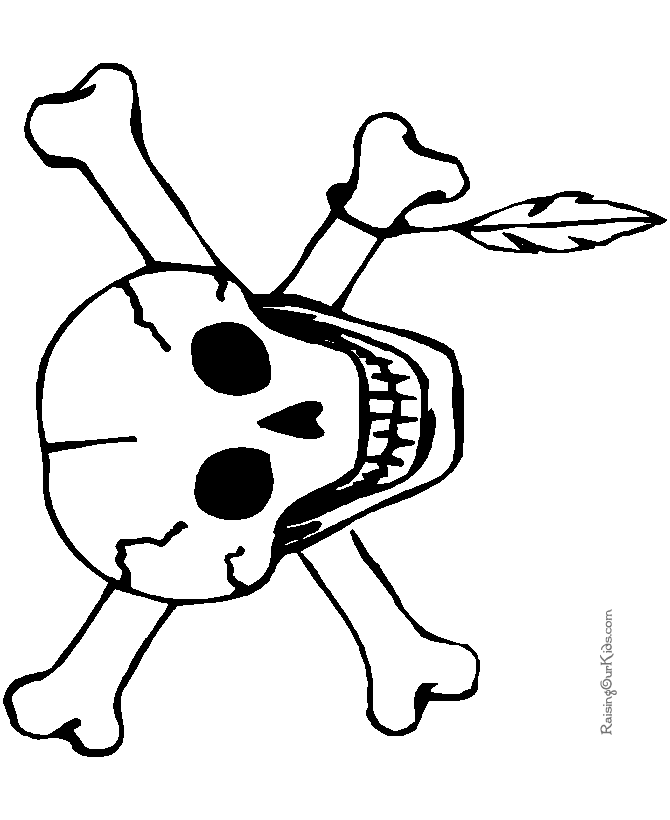 670x820 Halloween Skeleton Coloring Pages