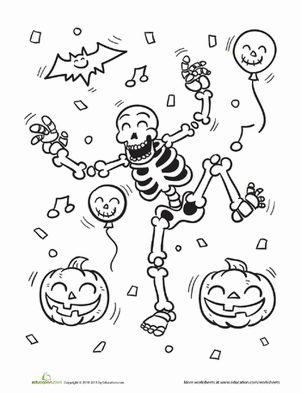 301x393 Cute Halloween Coloring Pages