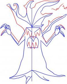236x295 Scary Halloween Trees Pictures How Draw Spooky Tree Step