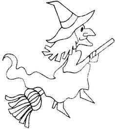 Halloween Witch Drawing at GetDrawings | Free download