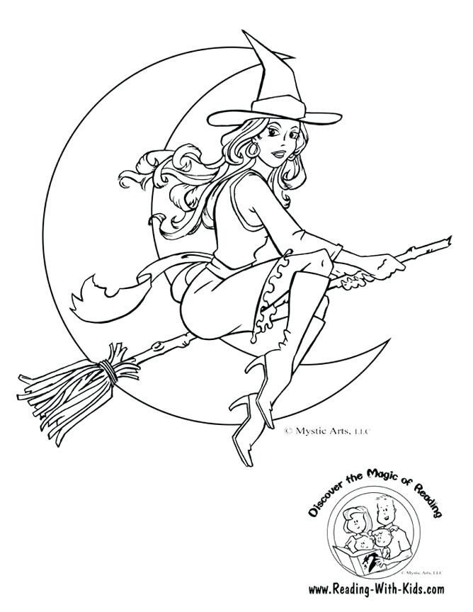 668x864 Coloring Pages Of Witches