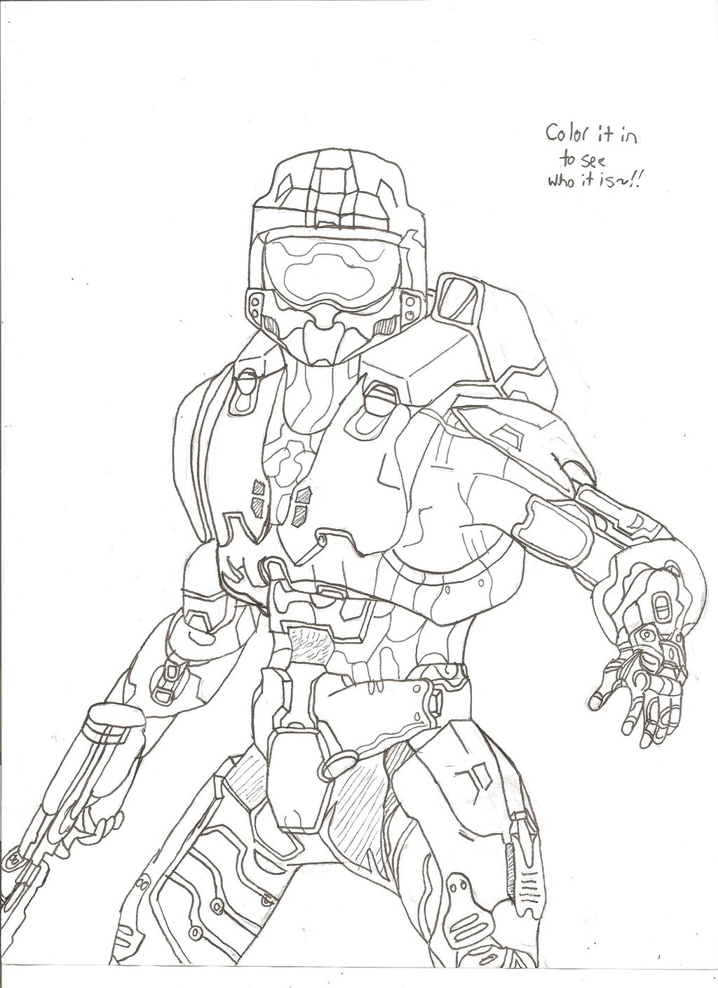 1024x1408 Halo Master Chief (Color Him In!) By Unsunkenhedgehog101