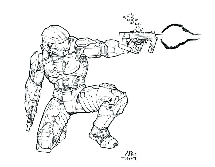 Halo 4 Master Chief Drawing at GetDrawings | Free download