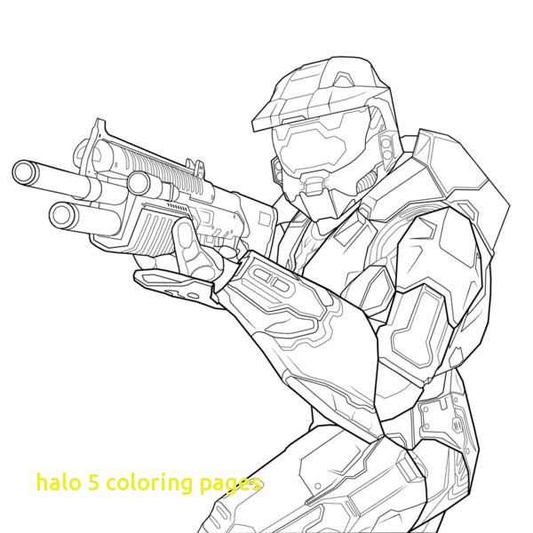 600x600 Halo 5 Coloring Pages With Easy To Color Free Printable Halo
