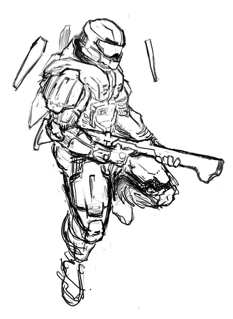 764x1046 Halo Reach Fan Art By Kaleponi