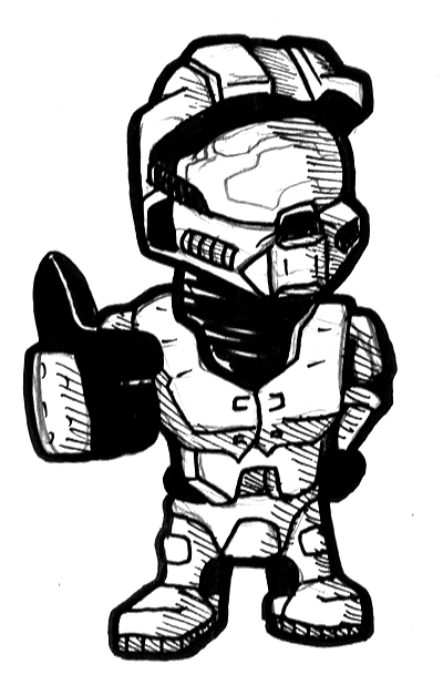 400x618 Master Chief Chibi By Kata