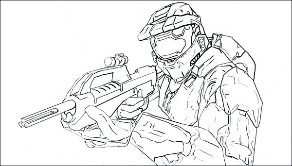 Halo Master Chief Helmet Drawing at GetDrawings | Free download