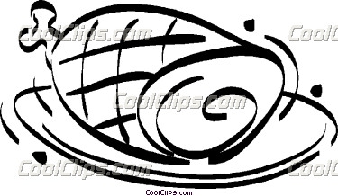 375x218 Ham Clipart Black And White 5 Clipart Station