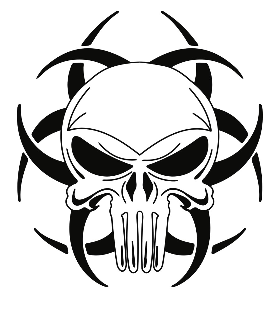 889x1024 Cool Skull Clipart