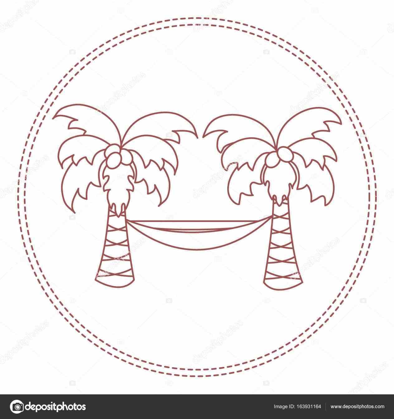 1264x1343 Draw A Drawingforall Palm Palm Tree Hammock Drawing Tree Drawing