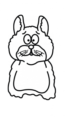 215x382 How To Draw A Hamster, Easy Step By Step Drawing Tutorial