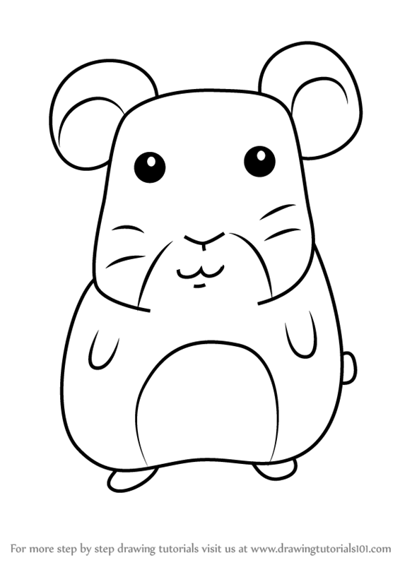 Hamster Cartoon Drawing at GetDrawings | Free download