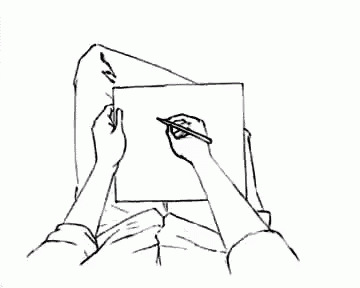 360x288 Hands Sketching Gif