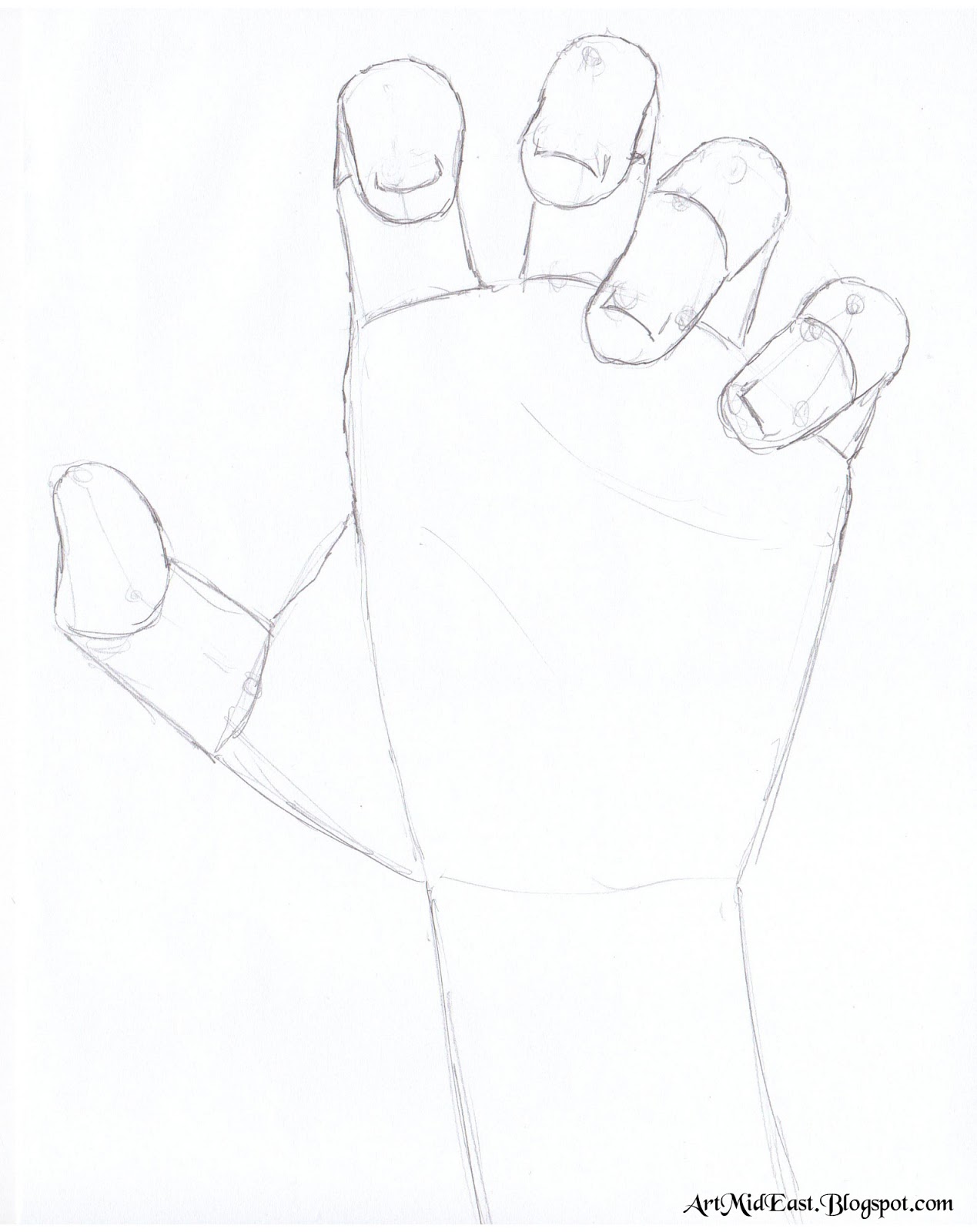 1269x1600 How To Draw A Hand