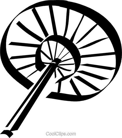 424x480 Japanese Hand Fan Royalty Free Vector Clip Art Illustration