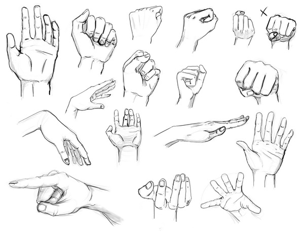 Hand Gesture Drawing at GetDrawings | Free download