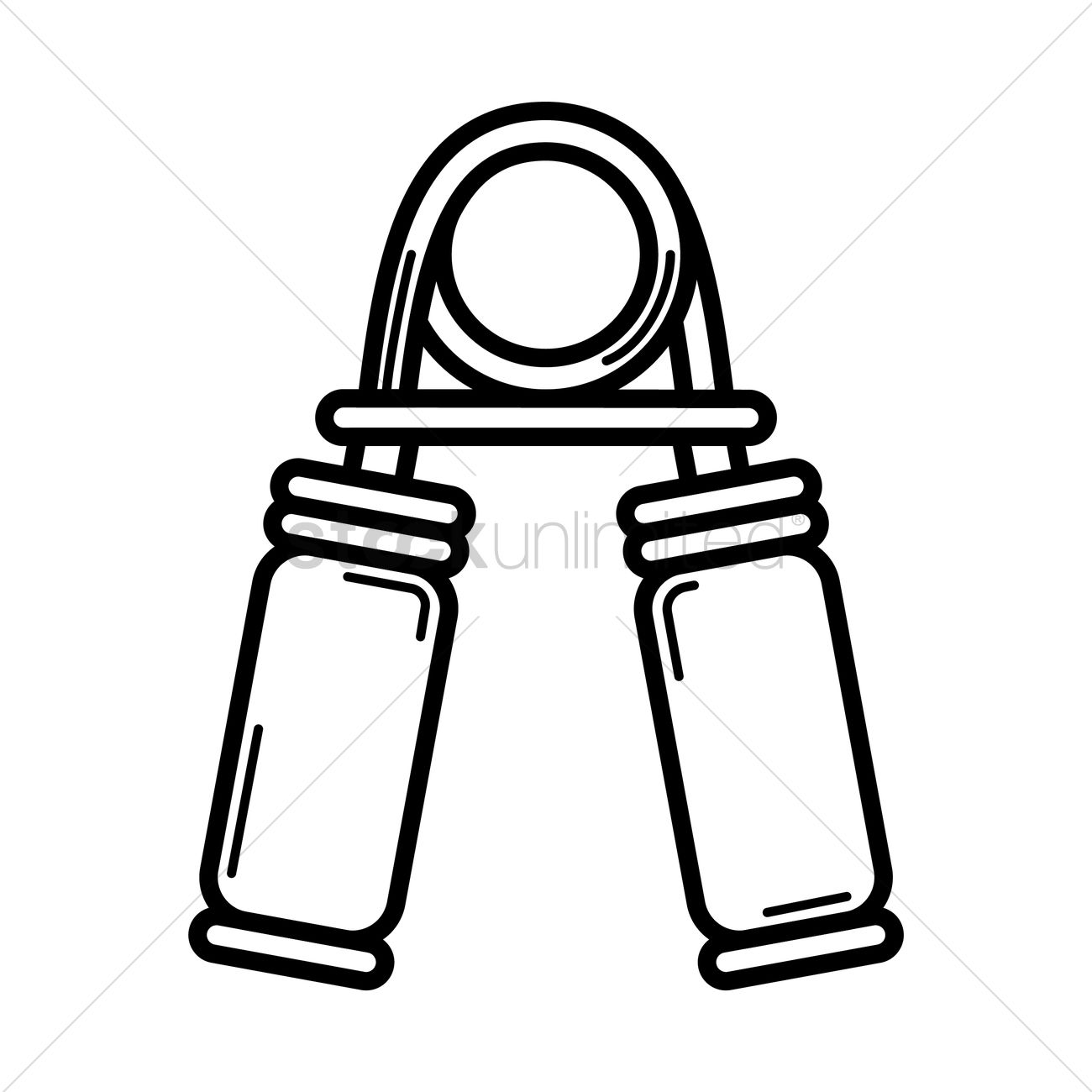 1300x1300 Hand Grip Vector Image