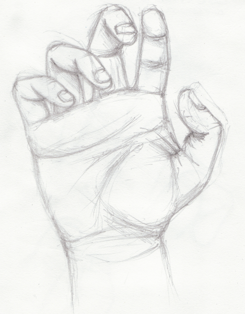 Hand Holding A Pencil Drawing at GetDrawings | Free download