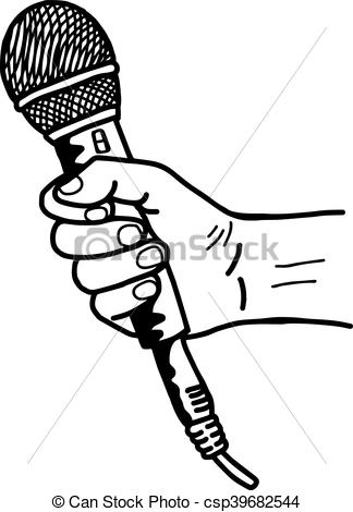 324x470 Drawn Microphone Hand Drawing