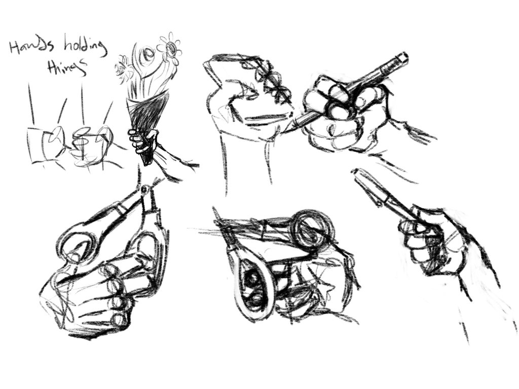 1024x768 Hand Studies