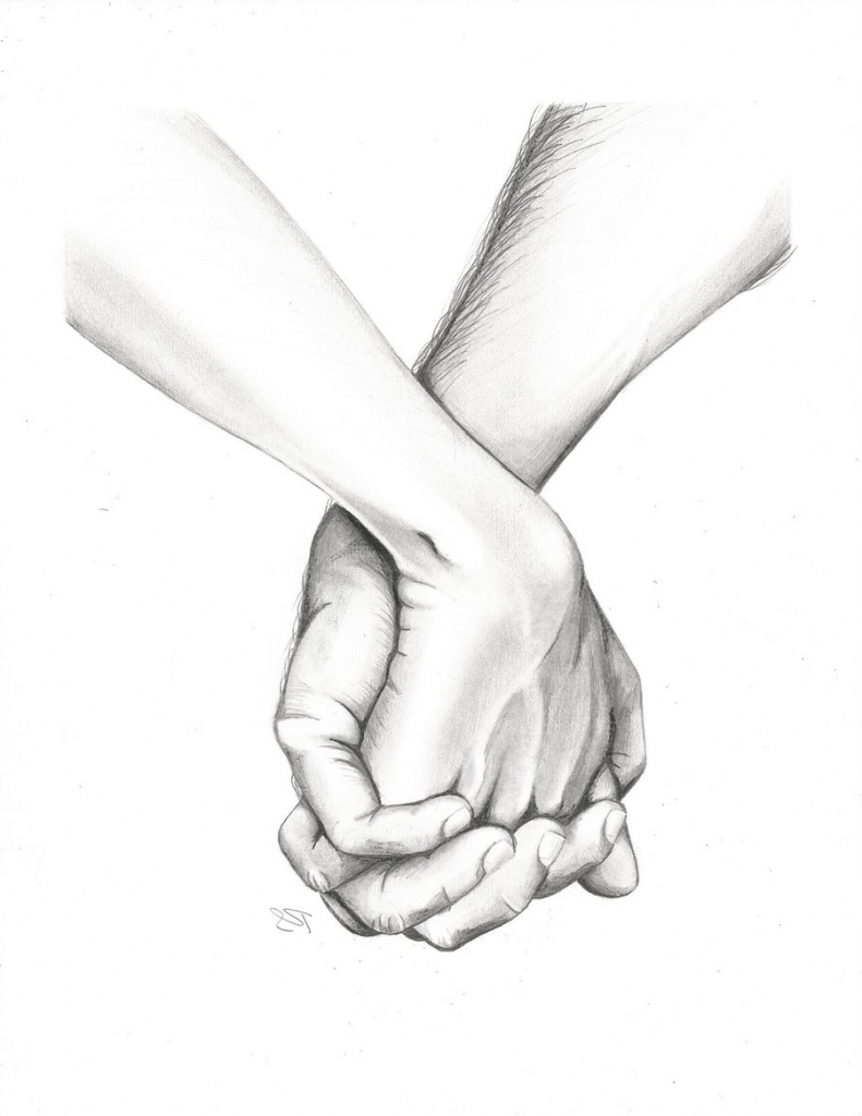 791x1024 Hand Holding Drawing