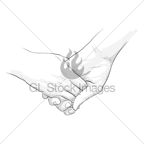 500x500 Hand Holding Hand Together Gl Stock Images