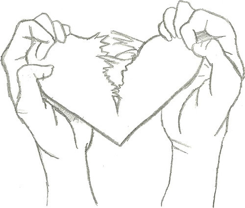 500x425 Drawn Broken Heart