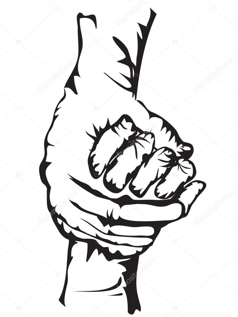 768x1024 Hand Holding Human Heart Drawing