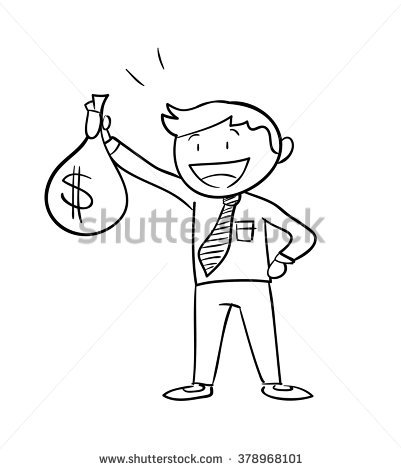 401x470 Drawn Bag Hand Holding