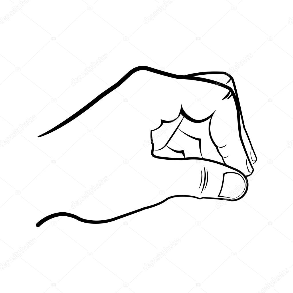 1024x1024 Image Gallery Of Hand Sketches Holding Something