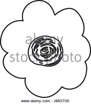 300x343 Vector Illustration Outline Drawing Hand Isolated On White Stock