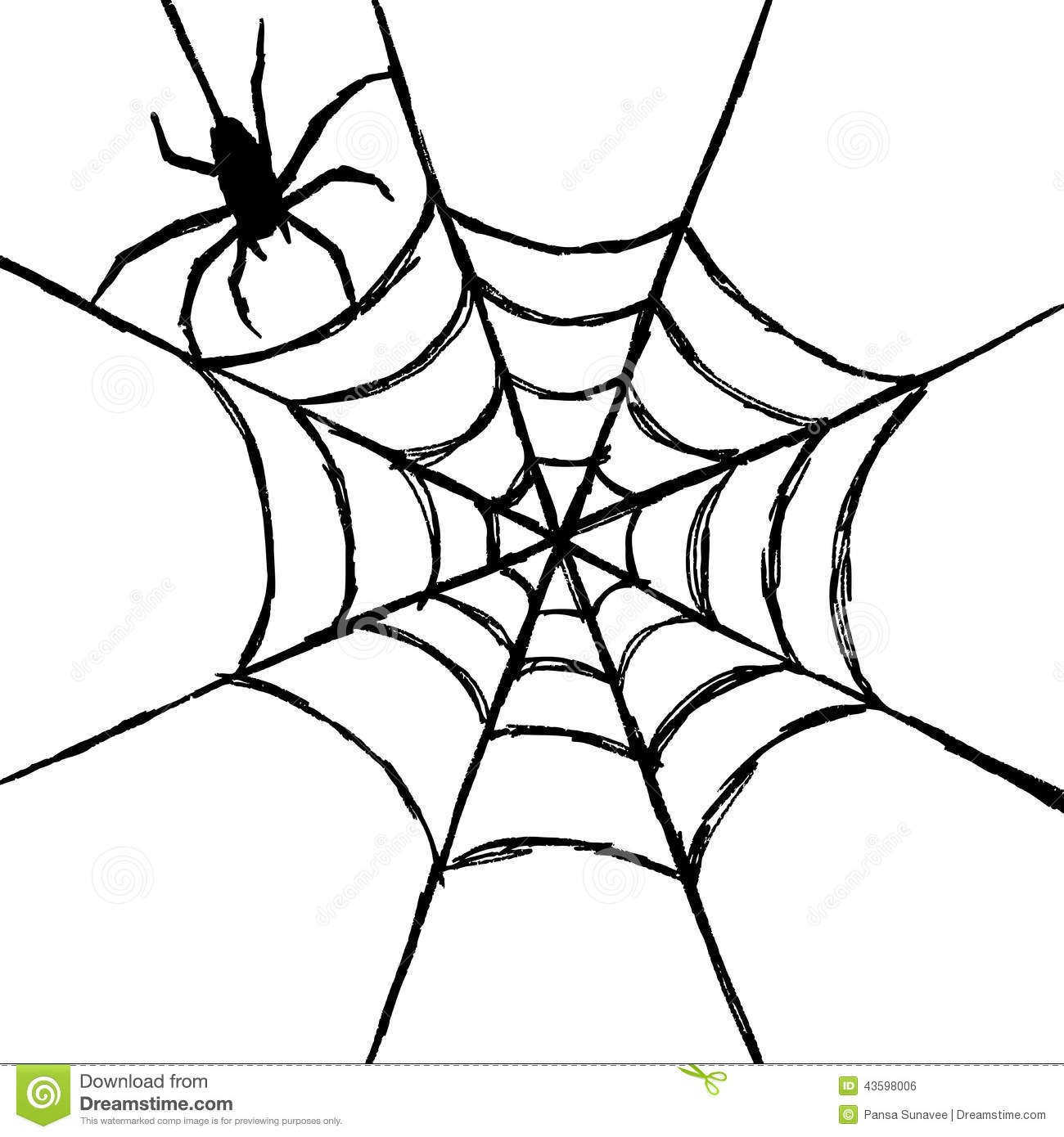 1300x1390 Drawn Spider Web Pencil Drawing