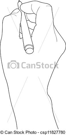 230x470 Photos A Sketch Of A Hand Holding A Pen,