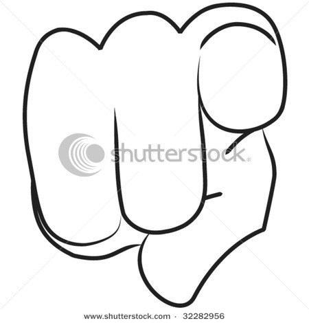 450x470 Stock Vector Cartoon Hand Pointing