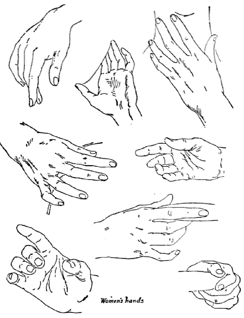 1000x1299 Drawing Hands Techniques For How To Draw Hands With References