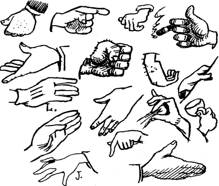 450x384 How To Draw Cartoon Hands And Fingers With Easy Step By Step