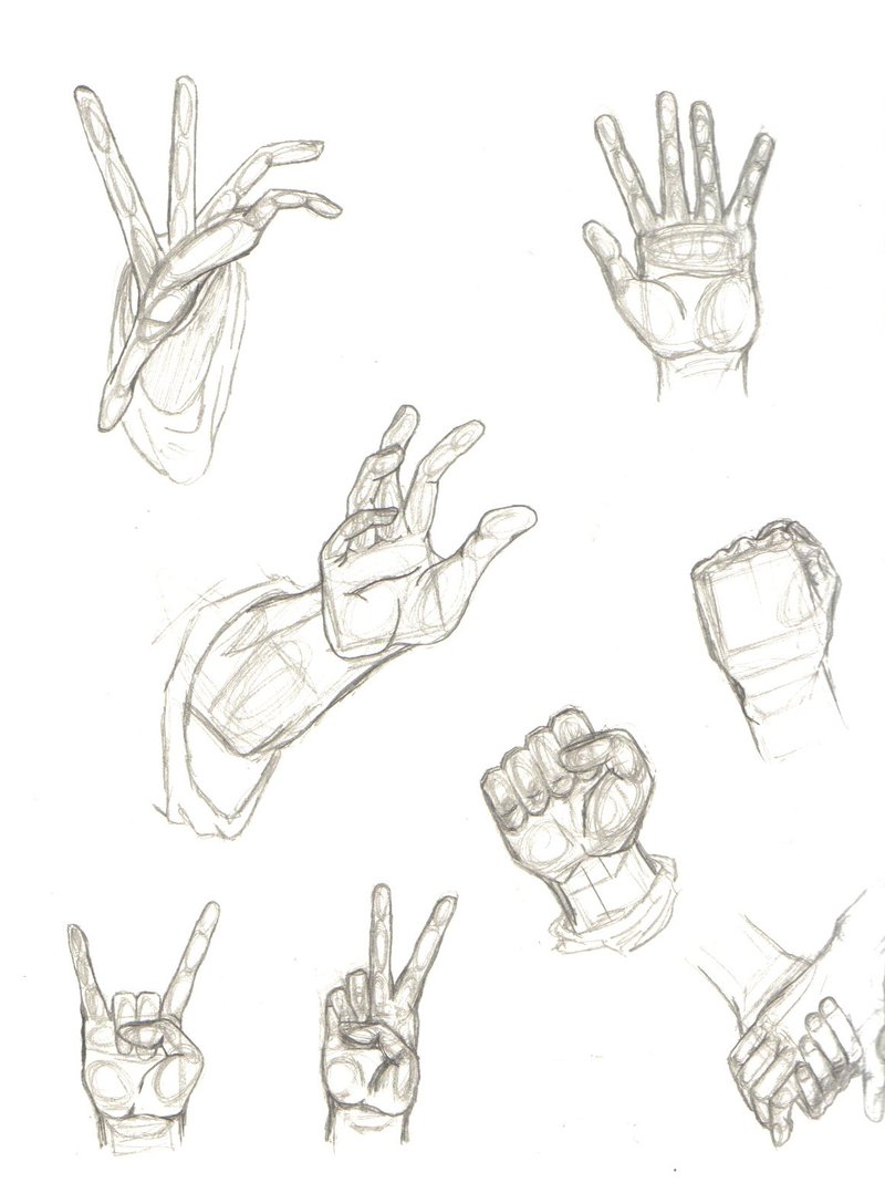 800x1069 Sketchy Hand Positions By Priie