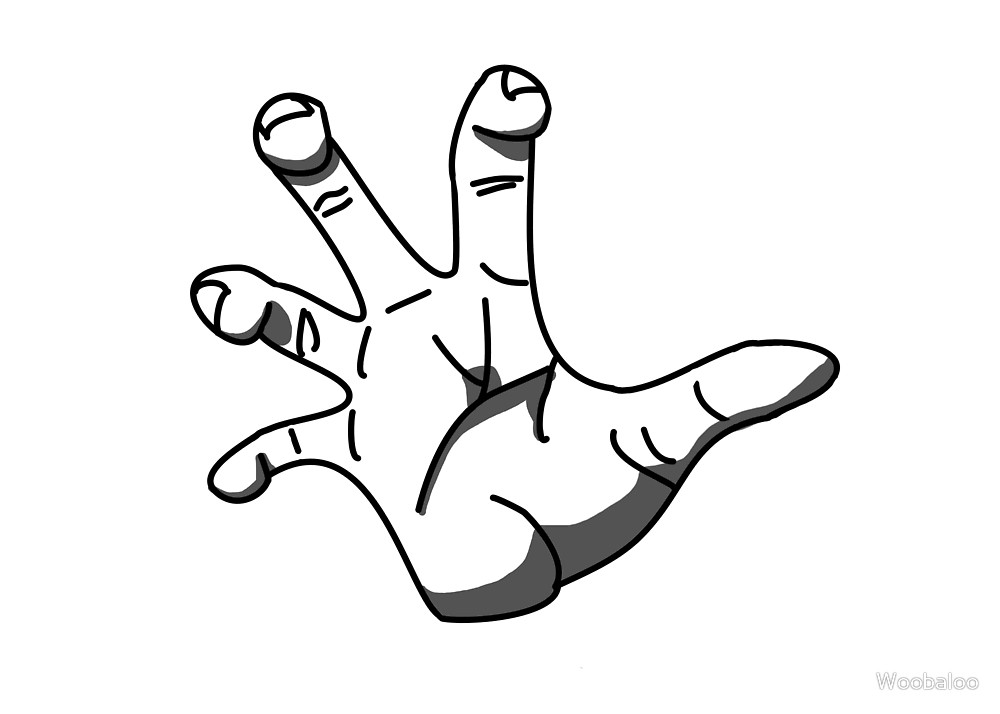 1000x714 Reaching Out, Grasping Hand By Woobaloo Redbubble