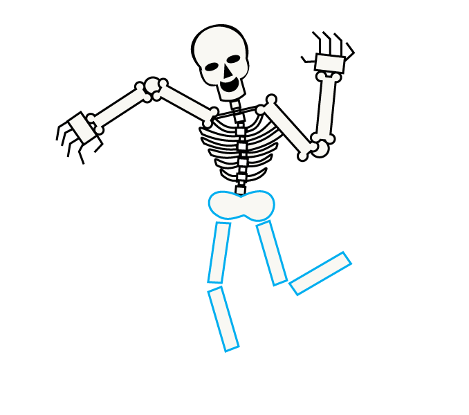 Hand Skeleton Drawing at GetDrawings | Free download