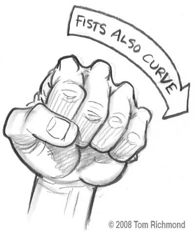 400x477 Drawn Cartoon Hand Sketch