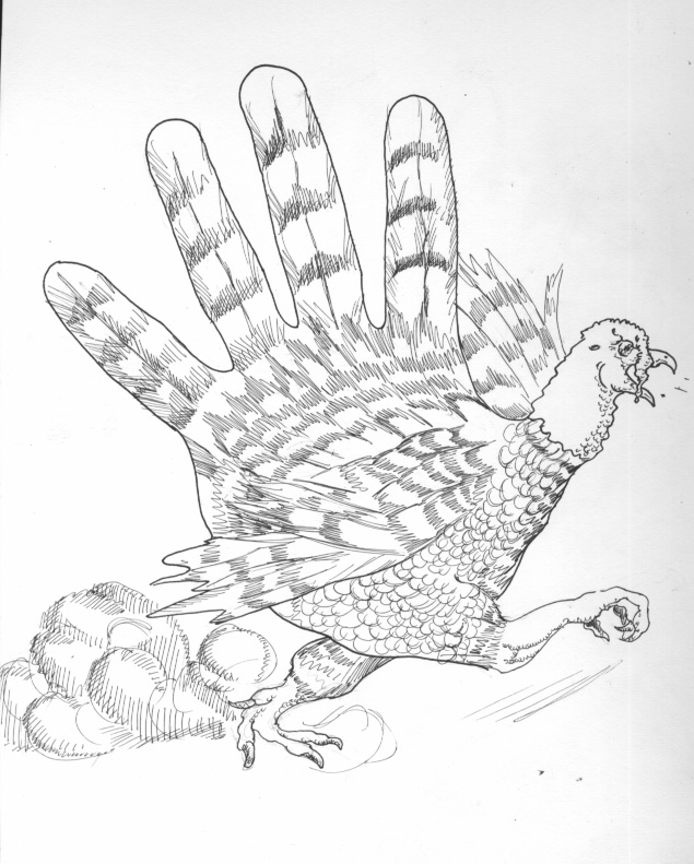635x791 Coelasquid's Hand Turkey Meme By Grampagen