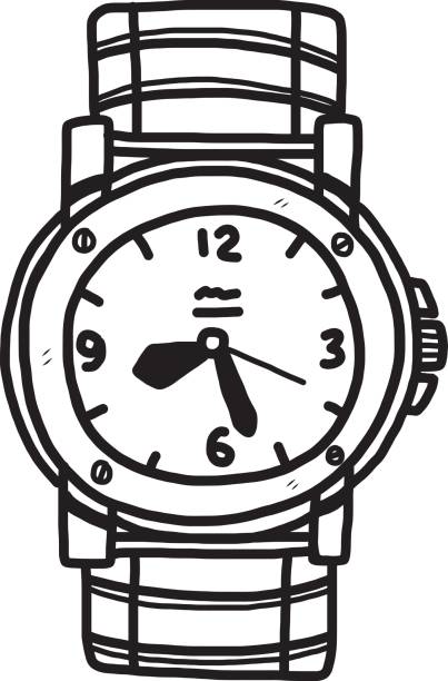 403x612 Hand Watch Clipart Black And White