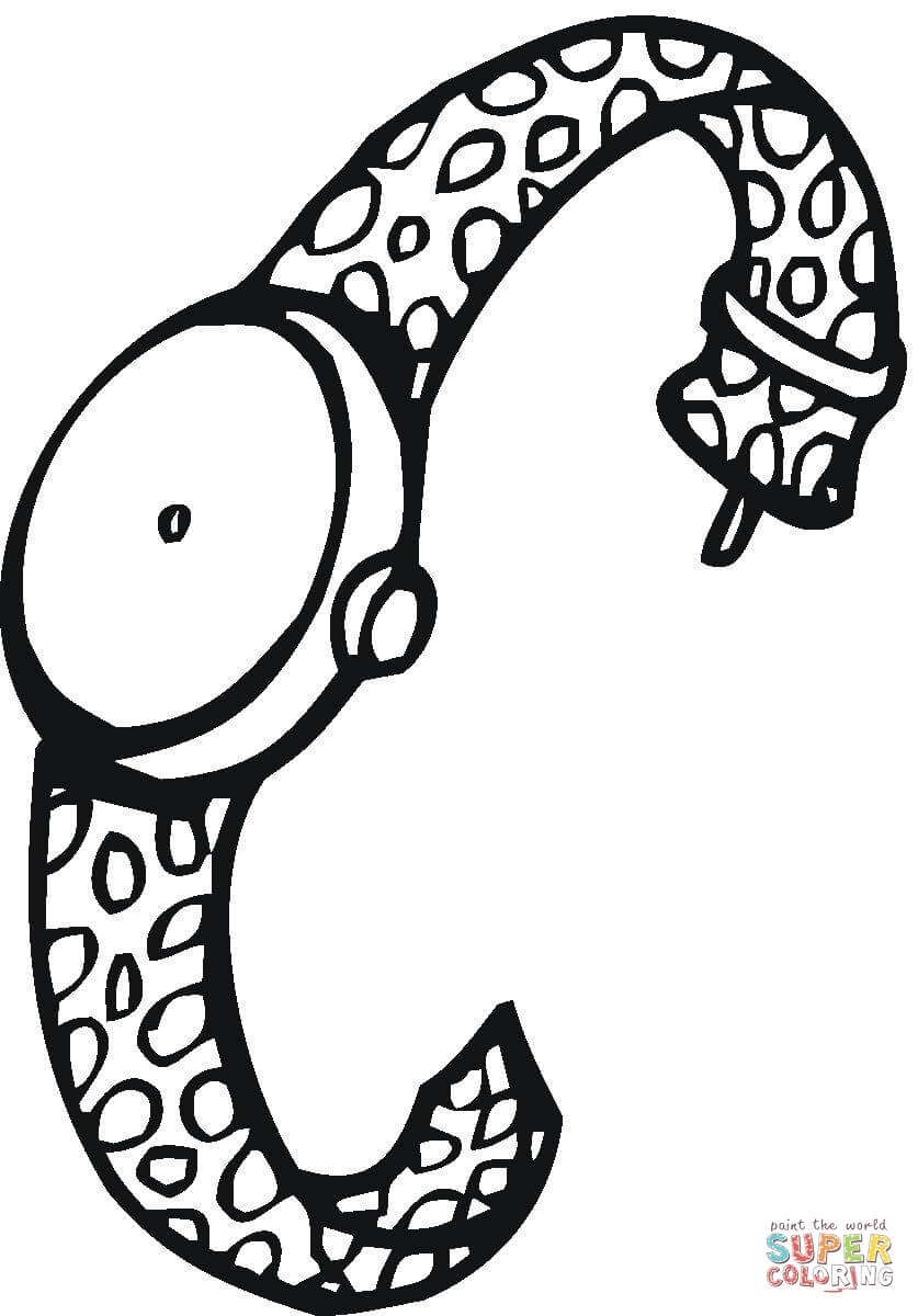 837x1200 Hand Watch For Women Coloring Page Free Printable Coloring Pages