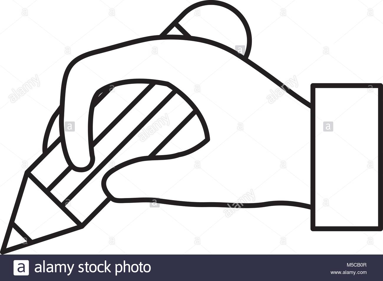 1300x955 Hand Writing With Pencil Stock Vector Art Amp Illustration, Vector