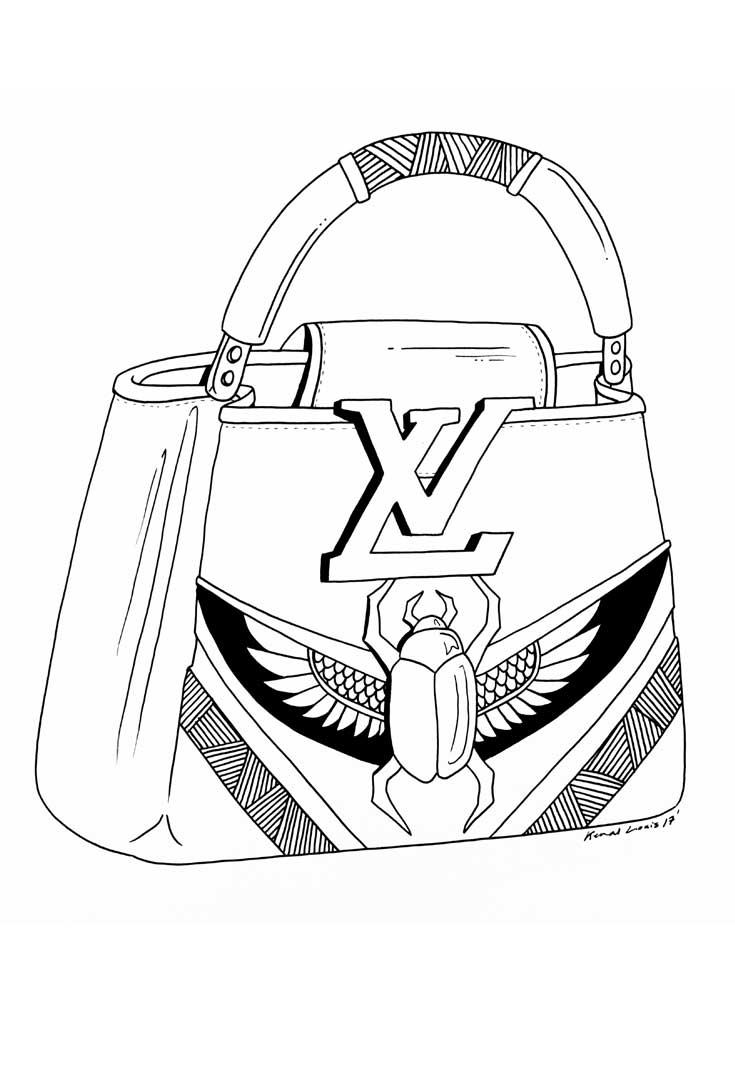 735x1080 Handbag Design Drawings