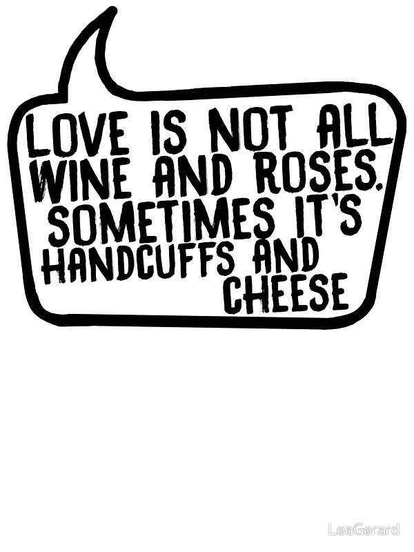 600x800 Handcuffs And Cheese Stickers By Leagerard Redbubble